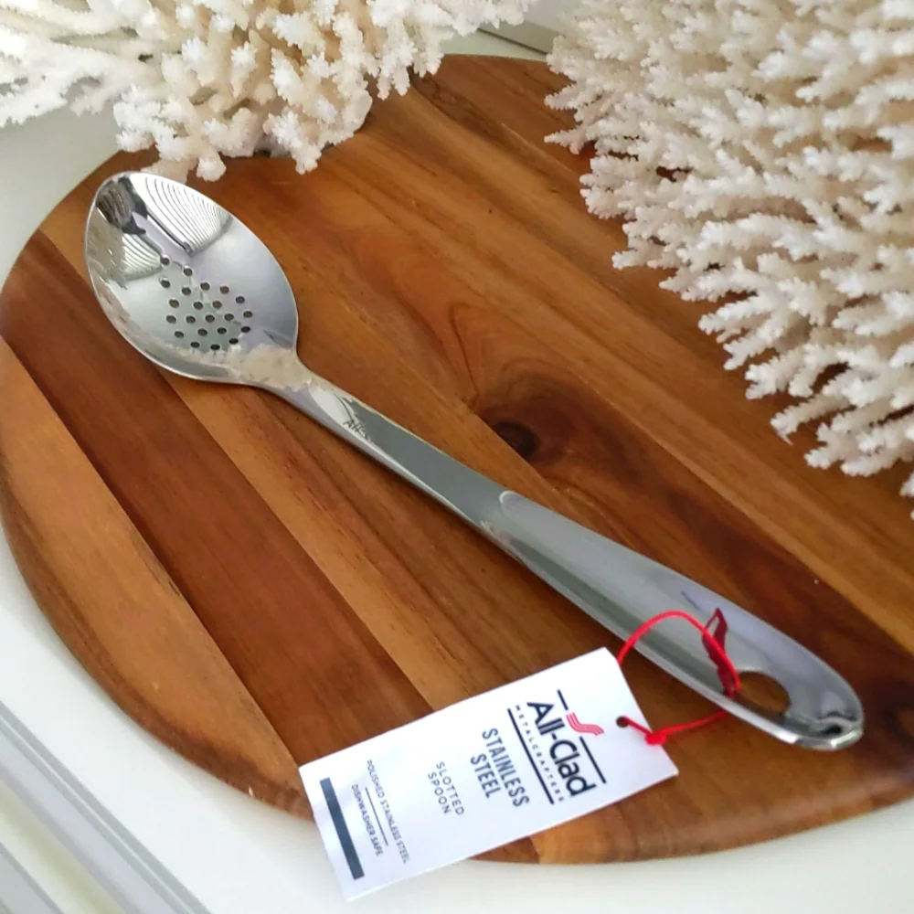All-Clad 🔥NWT🔥 -slotted cooking spoons. NEVER USED! Quality peace for kitchen